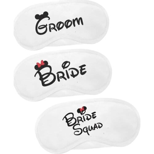 Sash Cosmetic Bag sleep mask Bridal shower wedding Bachelorette party Bride To Be Bridesmaid decoration gift