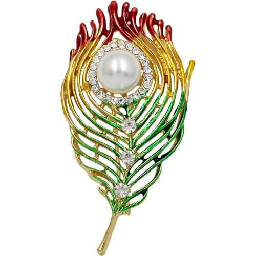 Palace Vintage Leaf Brooch Personalized Accessories Brooch Collar Pin With Jewelry