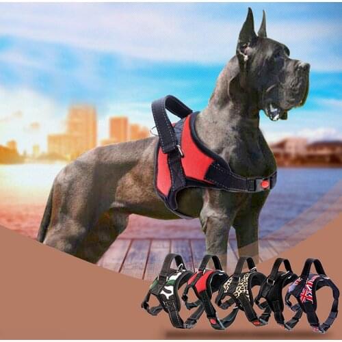 Pet Puppy Dog Adjustable Nylon Harness Large Dog Walk Out Harness Vest for Dogs Chest Strap Dog Harness Pets Accessories