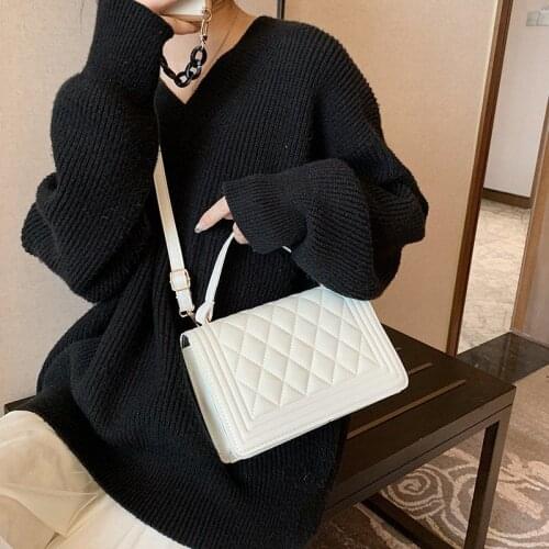 Shoulder Bag Woman Crossbody Bags for Women Designer Women Bag Luxury Handbag Purse All-match Fashion 2021 New Diamond Lattice