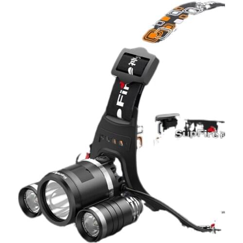 Led headlight glare bright rechargeable wearing a large area of ​​high-power long-range highlight the site dedicated HL33