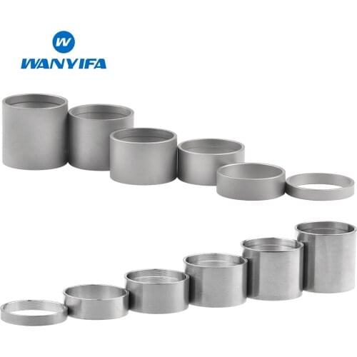 Wanyifa Titanium Bike Headset Fork Spacer for Mountain Bicycle Front Fork Ring Gasket