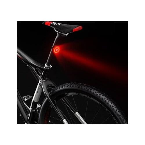 Bicycle Light Bicycle LED Taillight Rear Tail 6 Speed Mode Safety Warning Cycling Light USB Rechargeable Style Bike Accessories
