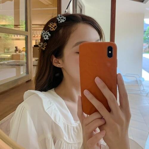 2021 Summer Women Girls Vintage Leopard Print Hair Claws Children Lovely Hairpins Claws Clips Female Fashion Hair Accessories