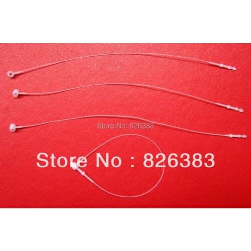 1000 pieces/lot WHITE LOOP Tagging pins locks manual you can choose 5" (125mm) 3"(75mm) 7"(175mm)