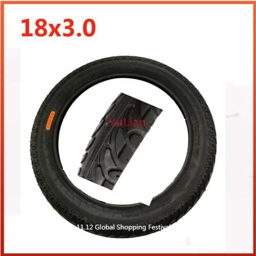 18*3.0 Outer Tyre Inner Tube 18x3.0 Off-road Tire for 18 Inch Electric Vehicle Electric Tricycle Wheel