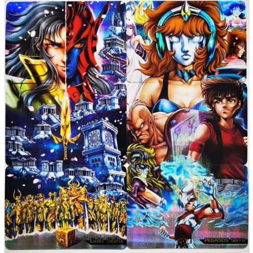 18pcs/set Saint Seiya Europe and America 3 In 1 Toys Hobbies Hobby Collectibles Game Collection Anime Cards Limited