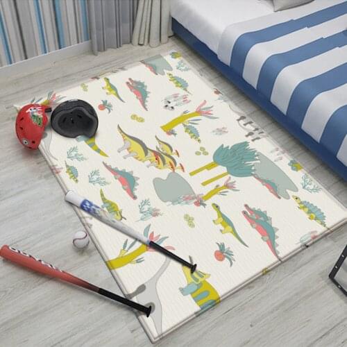 2022 Alfombra Cute Animals Flannel Carpet Rug Cartoon Floor Rug For Living Room Bedroom Kids Room Non-Slip Play Mat & Carpet