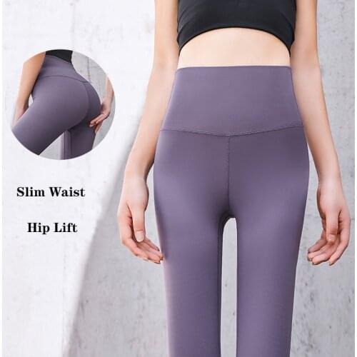 Women High Waist Yoga pants Fitness Running Gym Stretch Push Up legging Tummy Control Sports Pants Workout Leggings Pants
