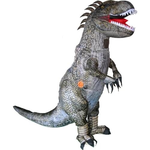 2021 Hot Style Inflatable T Rex Costume Cosplay Dinosaur Suit Festival Halloween Christmas Activities Props Clothing For Adult