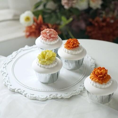 Simulation cake, window display, small flower cup cake, kindergarten ring creation arrangement props