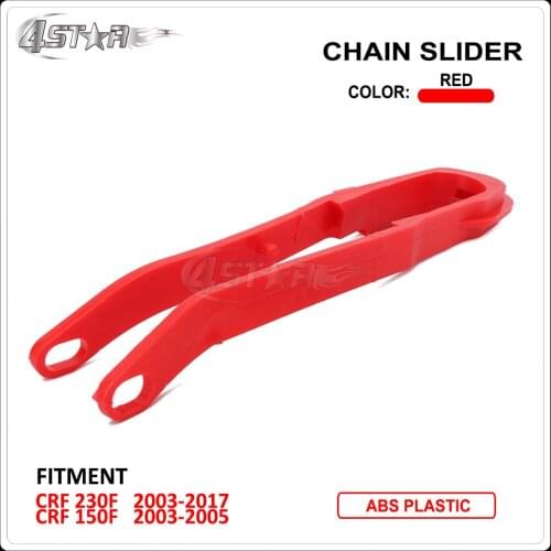 Motorcycle Red Chain Slider Guard For HONDA CRF150F CRF 150F 2003 2004 2005 CRF230F CRF 230F 2003-2017 Dirt Bike