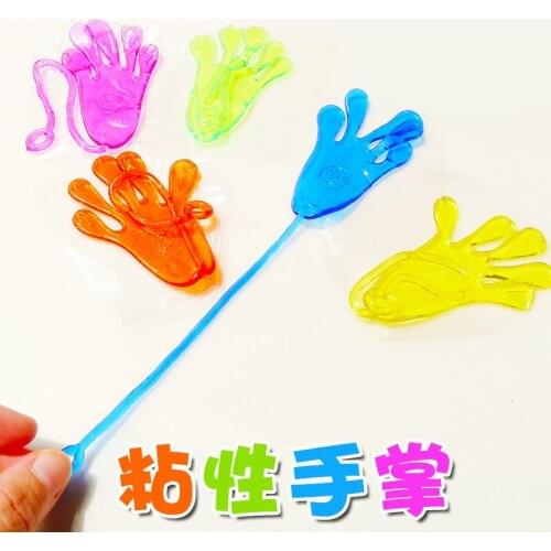 Sticky palm 80 nostalgic toy elastic telescopic large climbing wall palm trick toy trick small palm toy