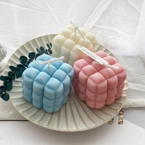 New 3D Irregular Silicone Candle Mould Aromatherapy Candle Mould DIY Handmade Candle Material Resin Mold Candle Making Supplies