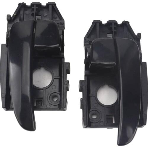 New Interior Door Handle Front Left Right Black for fit for Hyundai Elantra 826102D000 (Color : 2PCS Front)