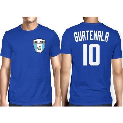2019 New Men T-Shirt 100% Cotton Fashion Free Shipping Mens Guatemala Guatemalan Soccers Footballer T-shirt