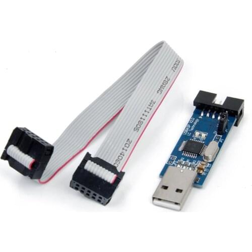 New 51 AVR ISP Programmer Adapter USBASP Downloader for ATMEL AVR ATMega ATTiny Board