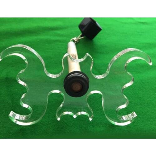 2018 New Transparent Acrylic Billiards Pool Cue Rest Bridge PMMA TV Ball Dediceted Snooker Rest Head Billiards Accessories