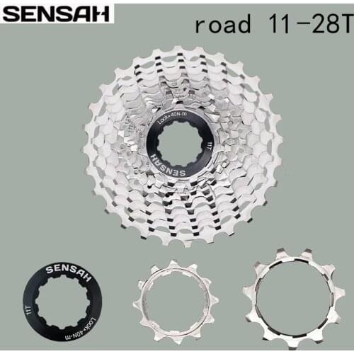 Sensah 11 Speed Road Bike Cassette ultralight competition Bicycle Freewheel 11-28T