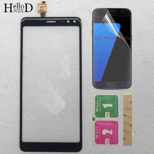 Phone Touch Panel For AllCall S1 Touch Screen Digititer Sensor Touch Panel Glass TouchScreen Front Glass Protector Film 3M Glue