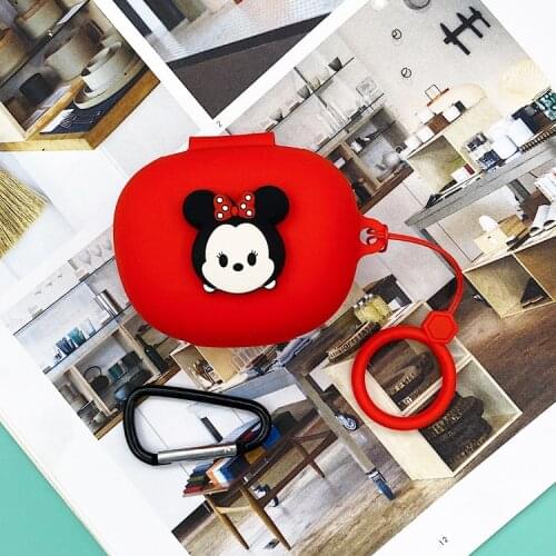 Disney Silicone Protective Case for Edifier TWS NB2 Box Anti-Lost Case With Carabiner Wireless Bluetooth Headphone Bags