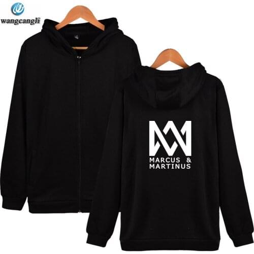 Marcus And Martinus sweatshirts hoodies Men Women Hip Hop pop Music sweatshirt Zipper hoodie Moletom Feminino Brand Jacket coat
