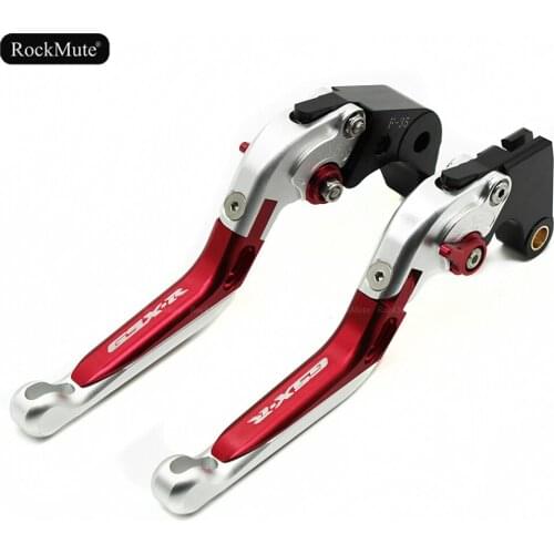 Brake Clutch Levers For Suzuki GSX1300R Hayabusa 1999-2007/2008-2020, GSX250R 2018-2019 Motorcycle Folding Extendable Leaver Red