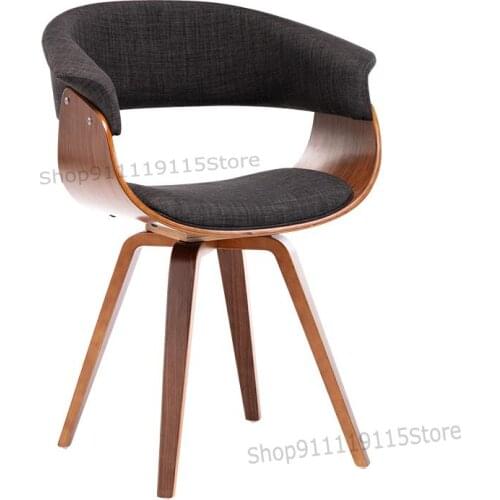 Student Chair North European Modern Simple Solid Wood Light Luxury Dining Chair Household Italian Dining Table Chair Writing Cha