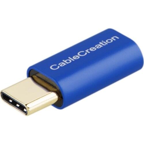 USB-C to Micro USB Adapter,Micro USB Female to USB Type C Male Adapter,Data &Charging with 56K Resistor,Compatible MacBook