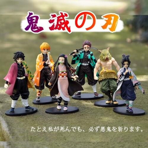 Japan Anime Demon Slayer Kimetsu no Yaiba Figue PVC Collect Action Figure Desktop Decoration Model Toy Gift Anime Accessories