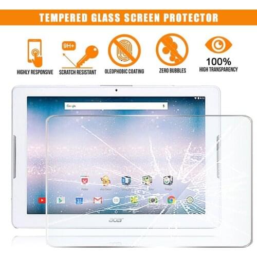For Acer Iconia One 10 B3-A30 Tablet Tempered Glass Screen Protector 9H Premium Scratch Resistant HD Clear Film Cover