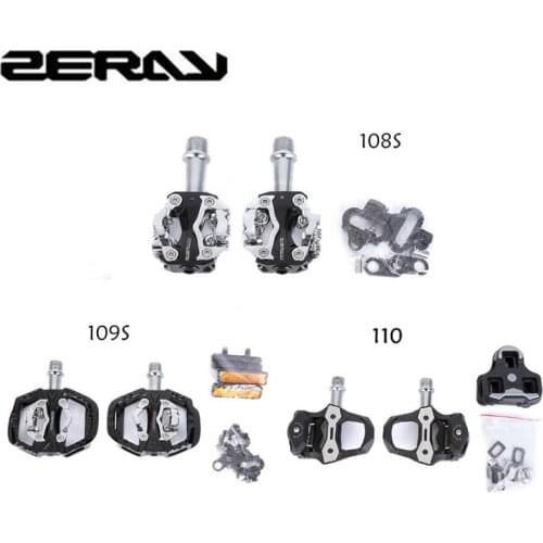 ZERAY ZP-108S109S110S bicycle road bike mountain bike clipless pedal self-locking pedal SPD compatible pedal bicycle parts cheap