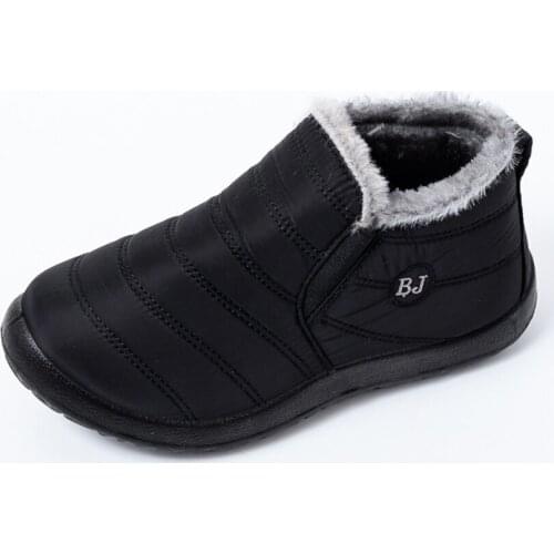 Women Boots Winter Shoes Women Ankle Botas Mujer Waterpoor Snow Boots Female Slip On Flat Casual Shoes Plush Footwear