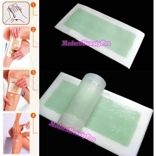 10pairs Double Side Cold Wax Hair Removal Strips Double Side for Leg Body Facial Hair Removal dropshipping