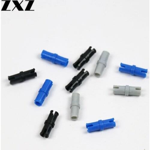 100pcs Tight Technic Connector Compatible 2780 Building Blocks Technic Parts Technic Pin with Friction Ridges