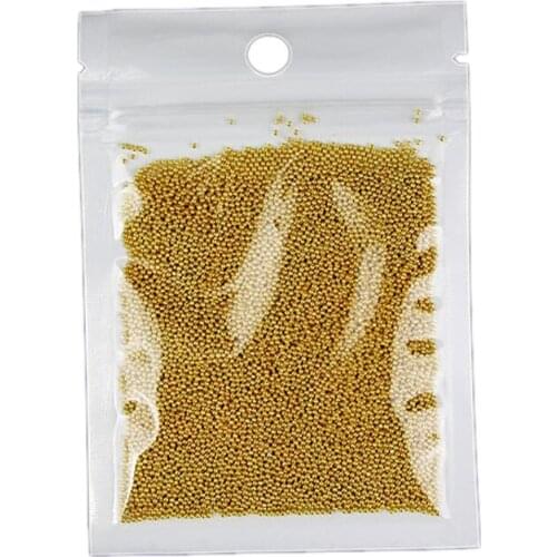 50Grams Golden Loops Beads For Needlework FlatBack Cabochon Scrapbook Decoration Craft DIY Embellishments Accessories