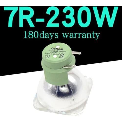 Original quality 7R 230W Metal Halide Lamp moving beam lamp 230 beam 230 SIRIUS HRI230W