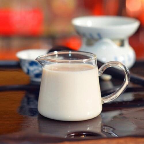 Small Fresh High Borosilicate Heat-resistant Glass Coffee Beverage Milk Juice Household Water Cup Fair Cup