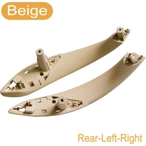 Black Beige Front Rear Left Right Car Interior Inner Door Pull Handle Cover For BMW F34 GT 2012-2016 ABS-Plastic