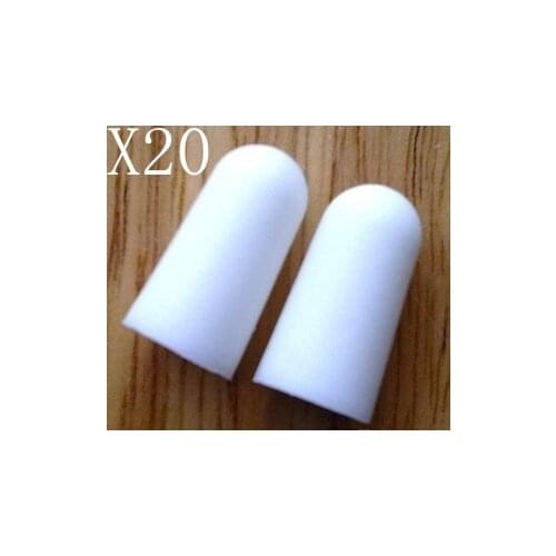 [ Fly Eagle ]MOONBIFFY 20Pcs Soft White Foam Ear Plugs Tapered Travel Sleep Noise Prevention Earplugs Noise Reduction For Travel
