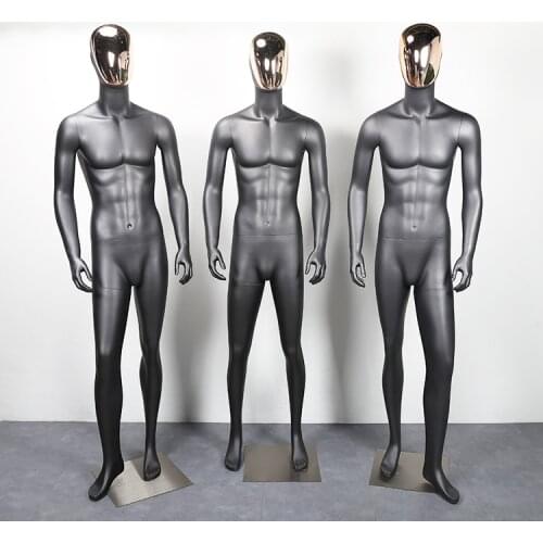 Best Quality Hot Sale Full Body Male Mannequin Black Men Manikin Factory Direct Sell