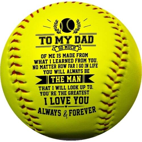 To My Dad I Will Never Outgrow A Place In Your Heart – Baseball Ball softball