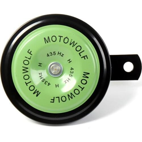 Motorcycle Horn Moto Trumpet Black Loud 12v 110db Moped Dirt Bike Electric Vehicle Scooter Air Horns Motorbike Classic Horn