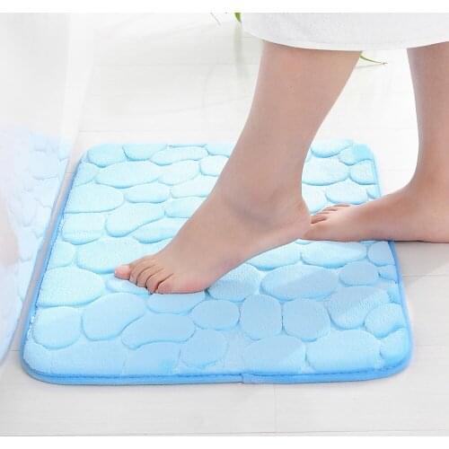 Living Room Bedroom Carpet Mat Entrance Mat Memory Cotton Stone Embossed Pad Water Absorption And Anti Slip Pad