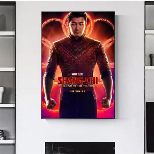 Marvel "Shang-Chi and The Legend of The Ten Rings" Movie Canvas Painting Posters and Prints Vintage Wall Pictures for Home Decor