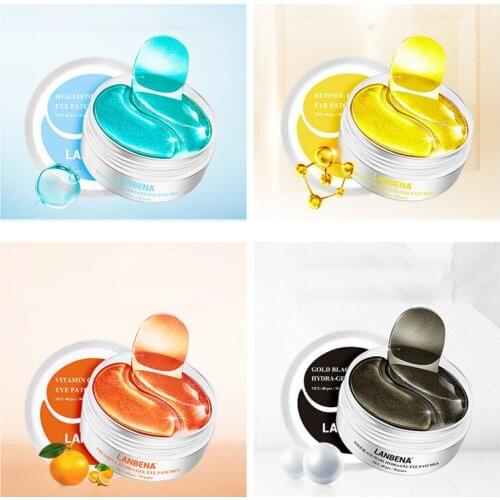 Eye Mask Skin Care Patch Moisturizing Anti-aging Removing Dark Circles Bags Under Eyes Retinol Collagen Eye Care 60pcs = 30pairs