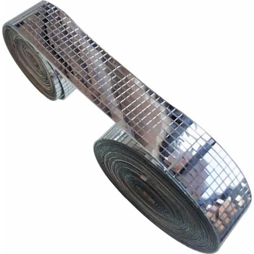 NEw Arrive Roll Self-Adhesive REAL Glass Craft Mini Square & Round Mirrors Mosaic Tiles For DIY Crafts ,Ball ,Home decoration