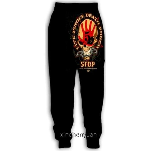 Xinchenyuan New Men/Women Five Finger Death Punch 3D Printed Casual Pants Fashion Streetwear Men Loose Sporting Trousers F42