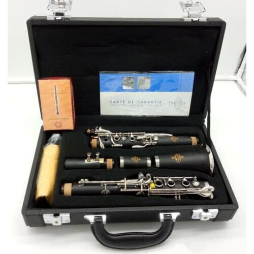Buffet Crampon Blackwood Clarinet E13 Model Bb Clarinets Bakelite 17 Keys Musical Instruments with Mouthpiece Reeds