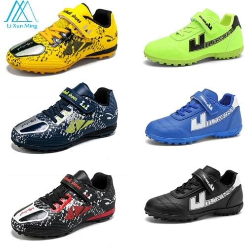 2021 New Summer Professional Parent-child Trend Non-slip Breathable Shock Absorption Boys And Girls Outdoor Football Shoes